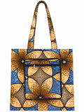 African-Print Shopping Bag — Nsoromma Gold