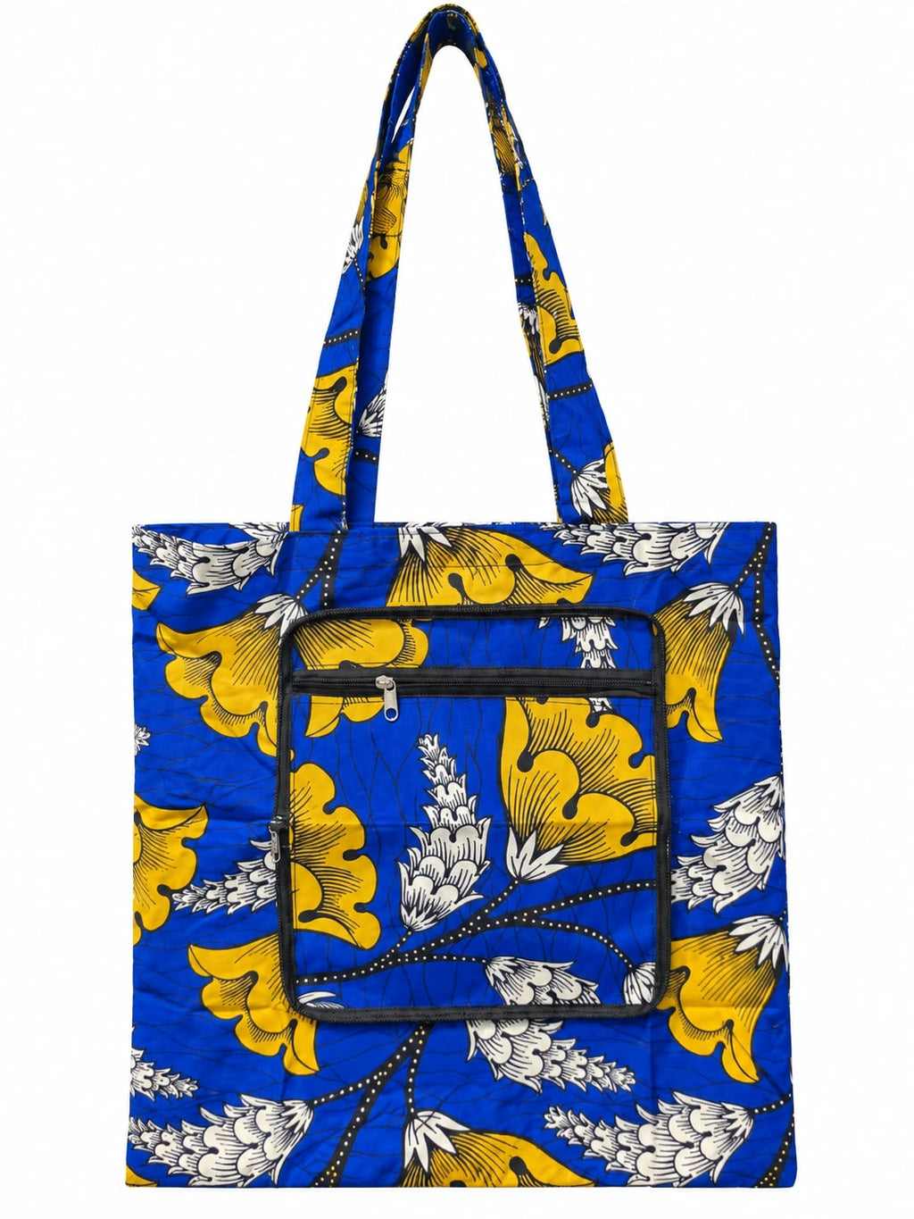 African-Print Shopping Bag — Gold Coast Lilies