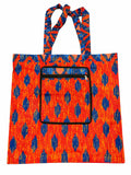 African-Print Shopping Bag — Accra Sunset