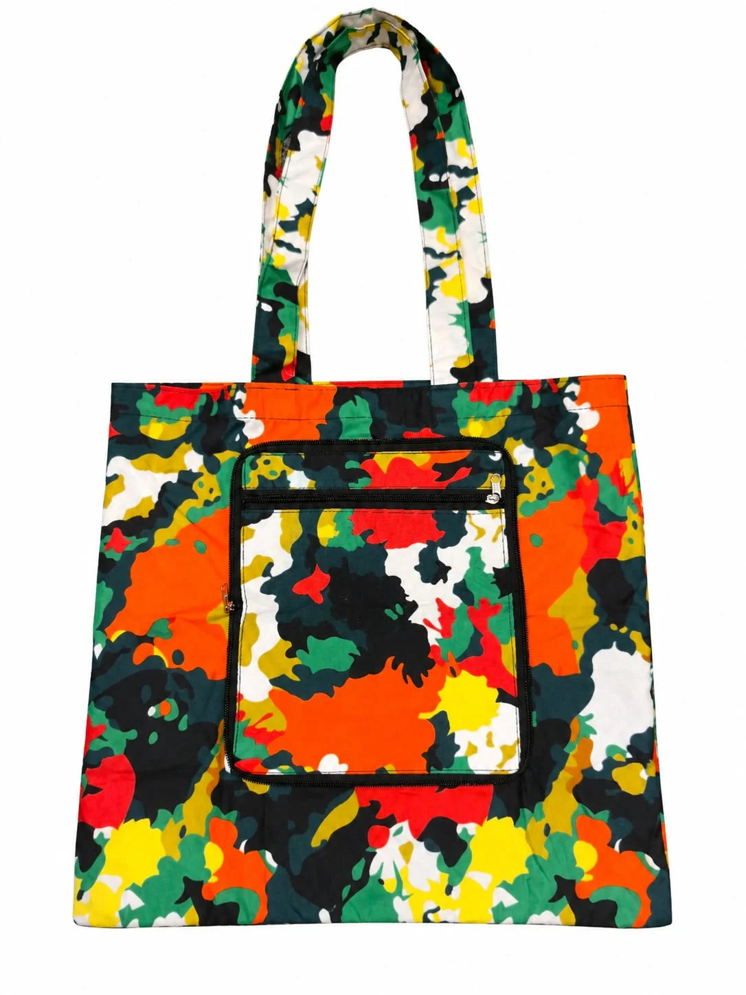 African-Print Shopping Bag — Aburi Bloom