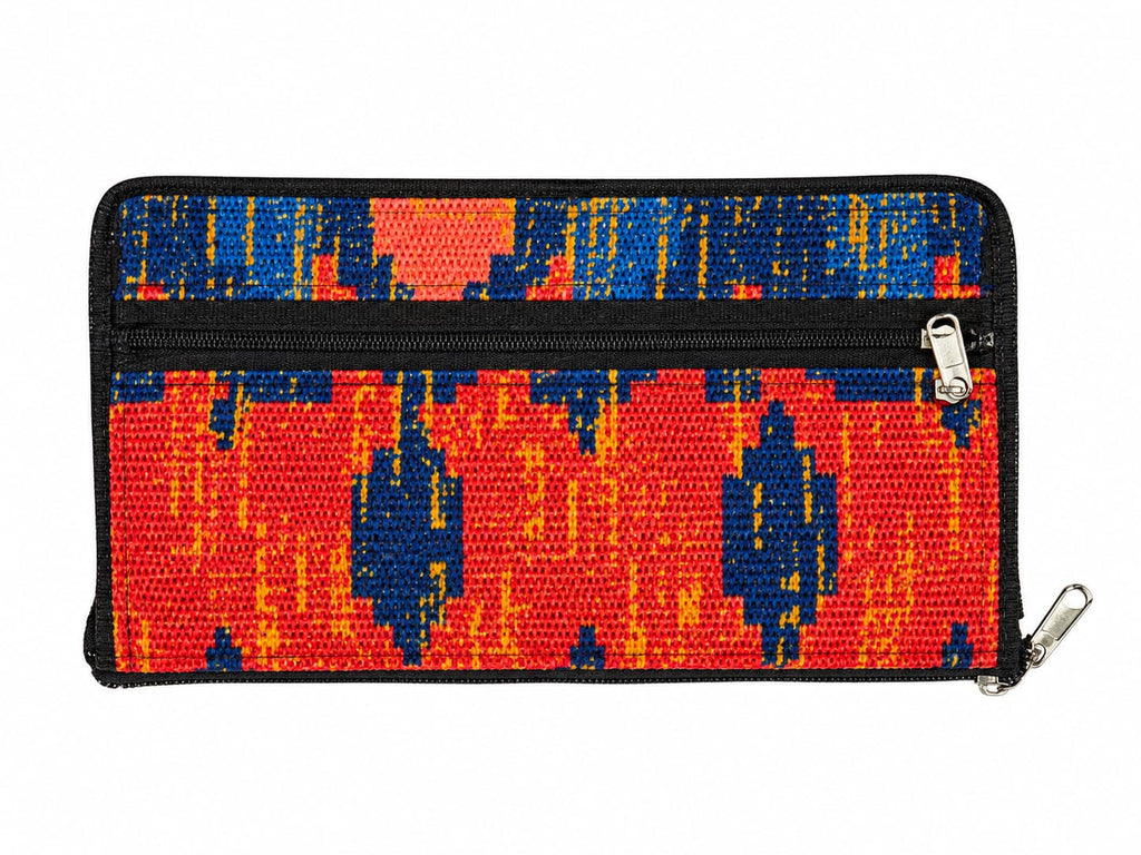 African-Print Shopping Bag — Accra Sunset