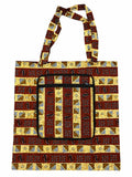 African-Print Shopping Bag — Tamale Glow