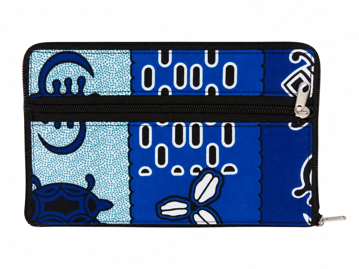 African-Print Shopping Bag — Adinkra Ocean
